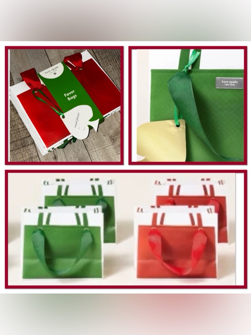 Kate Spade x Target 4pc Gift Bag /Treat Bag Set